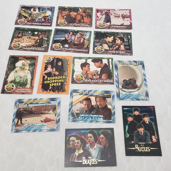 Trading Cards: Flintstones, Super Mario Bros, The Beatles - Picture 1 of 16